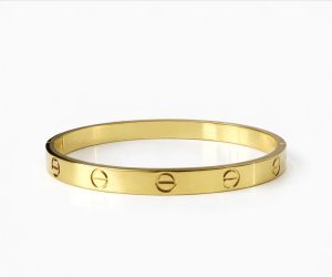 Bracelete Elegance Dourado com Banho 18k