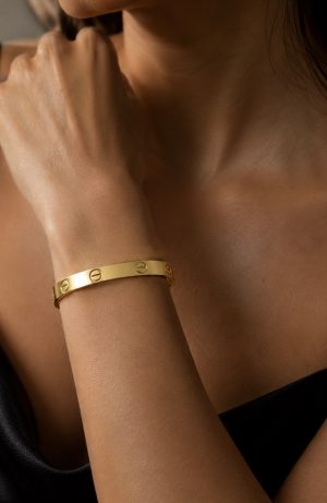 Bracelete Elegance Dourado com Banho 18k
