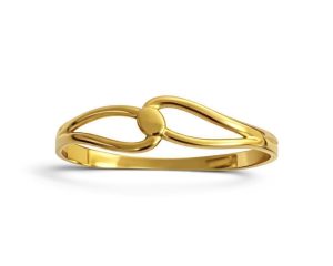 Bracelete Vazado Dourado com Banho 18k