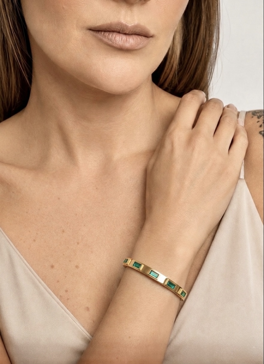 Bracelete Green Esmerald - Imagem 3