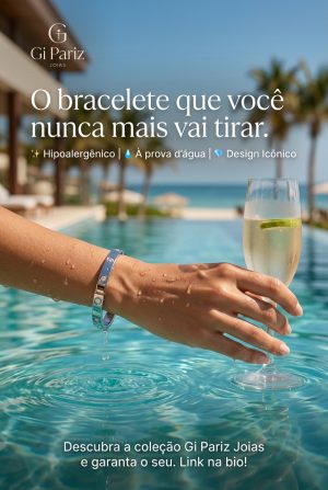 Bracelete Ponto de Luz com Banho Ródio