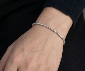 Bracelete Snake em Prata 925 Unissex